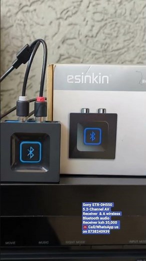 Sony STR-DH550 5.2-Channel & A wireless Bluetooth audio Receiver ksh 35,000 ☎️ 0738240939