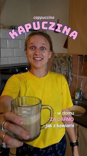 Cappuccino ze słoika, czyli kawa jak z kawiarni ☕️ przepis cappuccino, jak ubić mleko, w domu