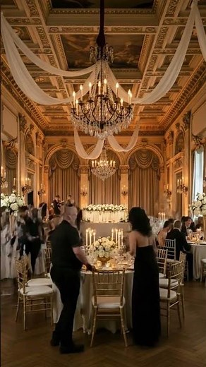 Luxury Wedding Reception Transformation: Empty to Elegant 💍✨