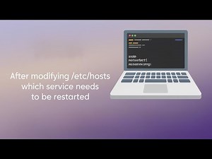 After Modifying /Etc/Hosts Which Service Needs to Be Restarted? [Linux/Ubuntu GUIDE]