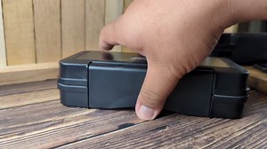 TISFA Cigar Travel Humidor Case with Cigar Cutter and Cigar Stand, Portable Cigar Humidor, Waterproof Cigar Box Holds up to 4 Cigars - Cigars Gift Set for Men (Small)