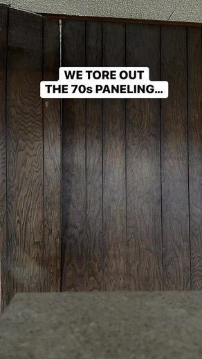 When we got here this place@was covered in 1970s paneling. We didn’t know what was behind the walls but when we started digging we were pleasantly surprised. Yes I know. Trim on windows is still happening! #farmhouse #farmhousereno #farmhousesyle #diy #homemakeover #demoday #demo #diydemo #homerenovationideas | Jonathan Hunt