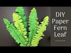 How to make easy & simple paper leaf | DIY Leaf Tutorial | Paper Crafts Ideas | The Best Crafts