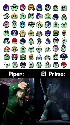 brawl stars brawlers with buzz face #brawlstars