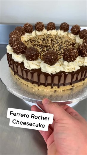 Decadent Ferrero Rocher Cheesecake Recipe