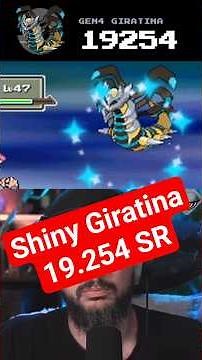Shiny Giratina after 19,254 SRs in Platinum