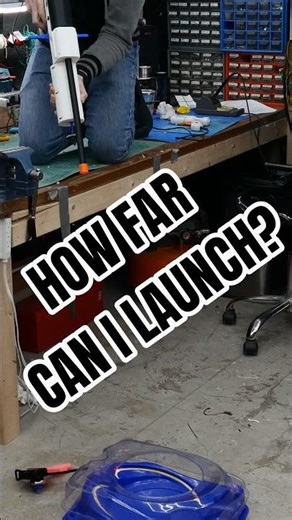 How far can the #beyblade gun launcher go?