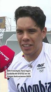 🚴‍♂️ BMX Free Style: Peru wins bronze medal at the XX Bolivarian Games Lima 2025.