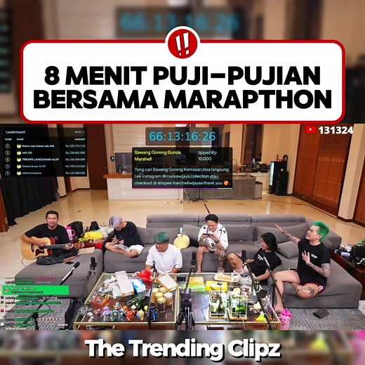 Puji-pujian Dalam Marapthon: Momen Mengharukan