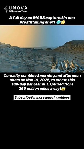 A Full Day on Mars in One Image 😳🔴