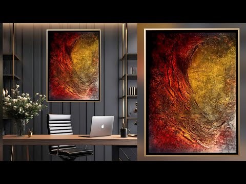 TEXTURED Abstract ART: The SECRET to Building Depth One Layer at a Time (585)