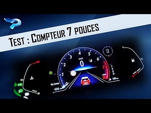 Renault 7-inch instrument cluster review. Clio 5, Captur 2, Megane, Talisman... Personalization, ...