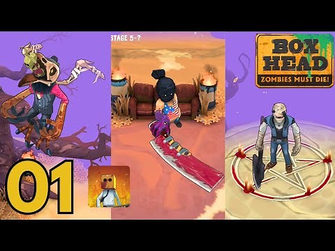 Box Head : Roguelike Chapter 1🎮FULL Gameplay Walkthrough [4K UHD]📺No Commentary🧟🔥