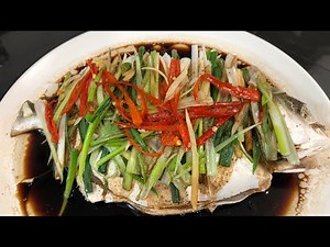 Steamed Golden Pompano