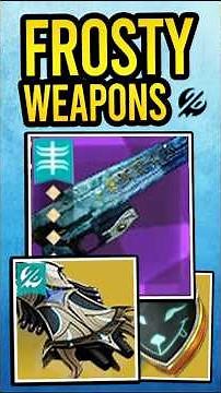 Something FROSTY is coming to Destiny 2 (FROZEN Holofoil Dawning Weapons)