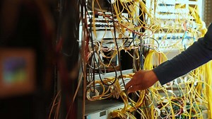 Connection procedure UTP cable, Twisting Cable Tool Twisted Pair Ethernet UTP Cat 5, Crimping RJ45 LAN cable, Stepping to crimping RJ45 connector.