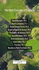 What's the hardest course in England? 🤔 https://www.yourgolftravel.com/golf-breaks/england #golftalk #golfers #golf | Your Golf Travel
