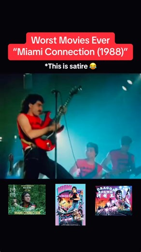 30K views · 441 reactions | Worst Movies Ever “Miami Connection (1988)” This is satire  #miami #80s #80smovies #funny #moviereview #review #recap #commentary #movieclips #fyp | Barb Castillo | Facebook