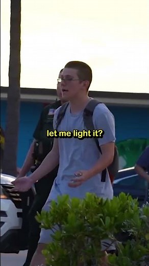 Fake Fireworks Prank on Cops! ‪@zachcray‬