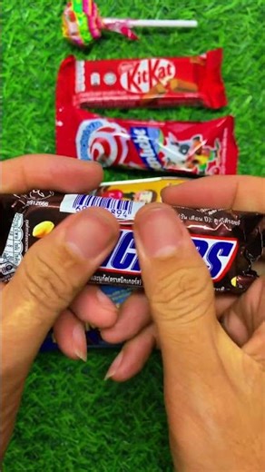 Satisfying ASMR Unboxing Snickers Candy 🍫✨ #shorts