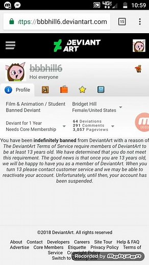 What happened to my DeviantArt account?