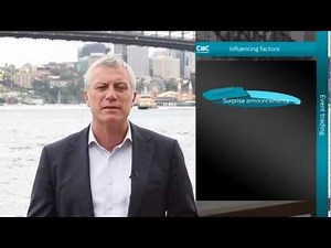 Trading strategy - Event trading