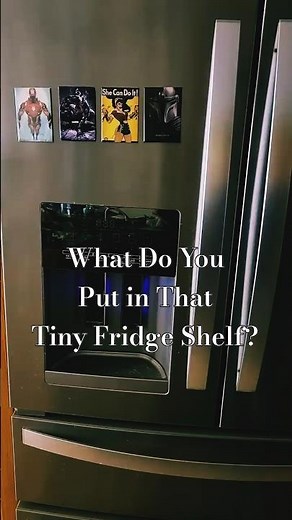 Tiny Fridge Door Shelf? Here's How to Use It Like a Pro!