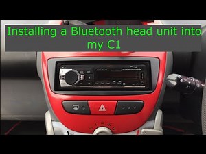 Installing a Bluetooth head unit to my 2008 Citroen C1