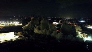 Watch moment final cooling towers at Ferrybridge Power Station are demolished