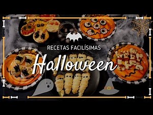 🎃 Recetas HALLOWEEN fáciles // Escalofriantemente rápidas de hacer!!