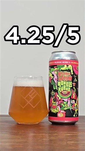 Bamm Bamm Rubble Rubble - WATERMELON! from WeldWerks Brewing #beer #craftbeer #beerreview #shorts