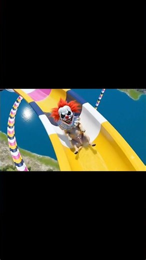 You Won't Believe This Water Slide Ending! 😱 #shorts