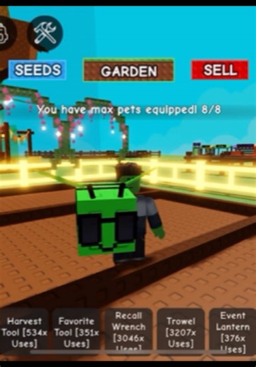 Hatching Level 50 Disco Bee in Grow a Garden