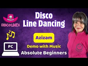 Azizam line dancing tutorial with music by Ed Sheeran