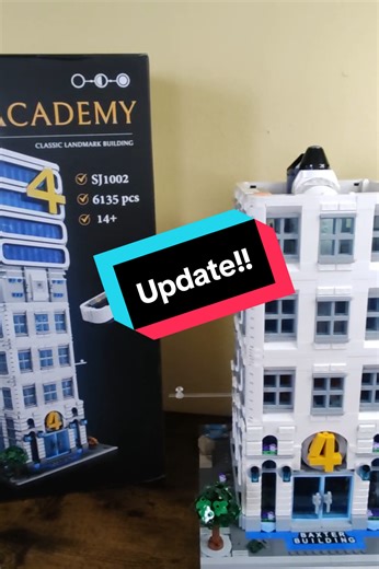 We have updates!!! Youmko Space Academy aka Fantastic 4 Baxter Tower set SJ1002 with 6135 pieces. #fantasticfour #lego #legoalternative #marvel #afol
