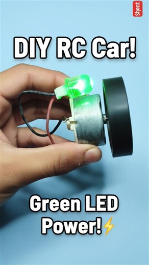 Green LED Power ⚡ #electricgenerator #led