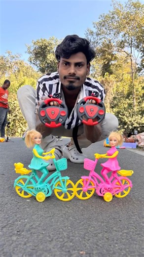 Two Remote Control Ladies Cycle Unboxing 🔥 #short #shortsfeed #unboxing #cycle #toys #viral