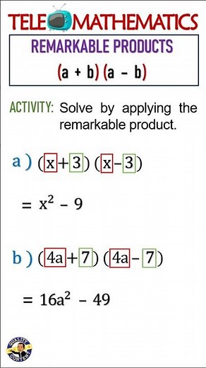 Learn the Trick: (a + b)(a - b) Made Easy! ✨