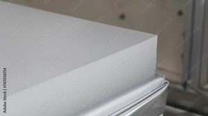 Electronics production lines in modern factories. TV back light unit manufacturing technology