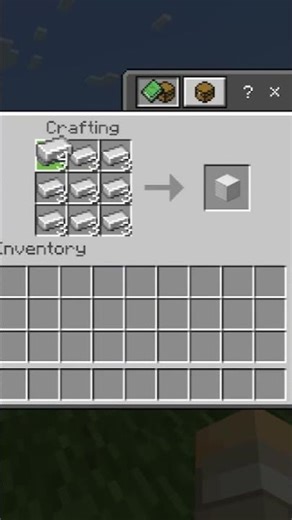 How To Make An Anvil In Minecraft #Shorts