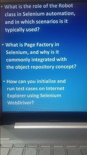 Accenture Interview Questions For SDET/QA Automation