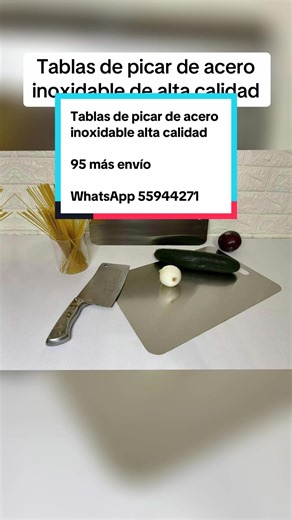 Producto Nuevo Tabla de Picar ⬜️ Acero Inoxidable de Alta Calidad Medidas 👇 34 alto 24 ancho Grosor 2 milímetros • Higiénicas • Fácil de lavar • No se mezclan los sabores • No se genera moho ni bacterias Precio Q95 más envio #guatemala #chapines502🇬🇹 #ventas #ventasonline #cocinagourmet