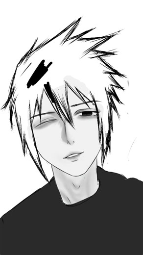 🍅🍙🐈‍⬛💫 #sasuke #fanart #shorts