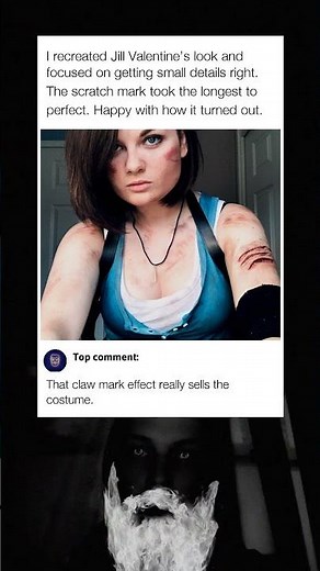 Jill Valentine Cosplay With Realistic Details