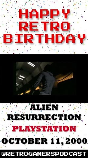Happy Birthday to Alien: Resurrection on the Sony Playstation!