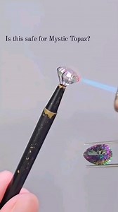 Mystic Topaz coating Test ❤ #mystictopaz #topaz #gemstones #jewelry #pakistan #uae🇦🇪 #usa #us #bahrain🇧🇭 | Stone Lover 786