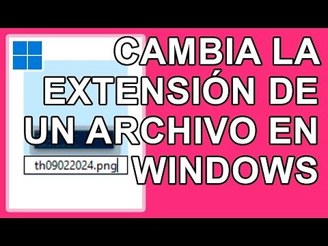 How to change the extension of a file in Windows 10/11