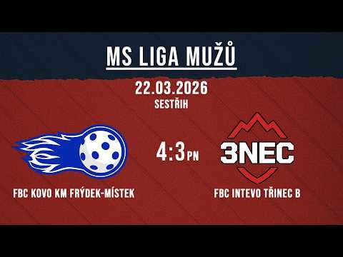 22.03.2026 - Sestřih - FbC KOVO KM Frýdek-Místek 4:3pn FBC INTEVO Třinec B