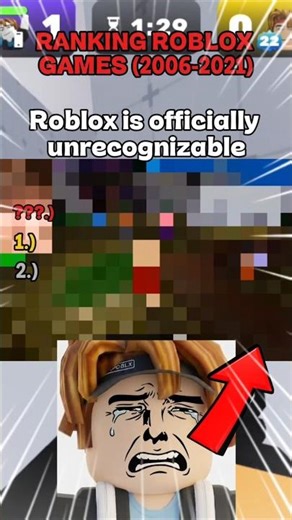 ROBLOX ERAS BEST GAMES (2006-2021)