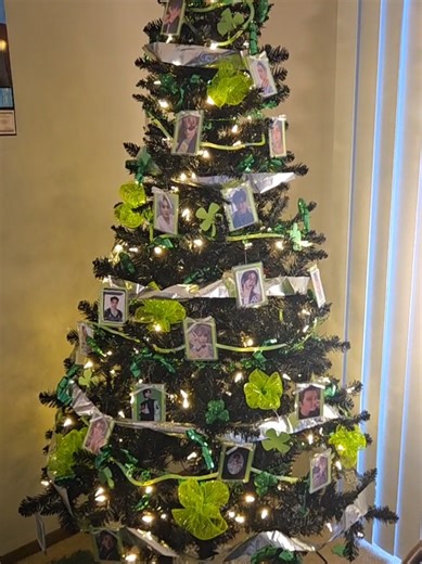 switching out valintines day for st. Patrick's day! #nct #neo #green #holidaytree